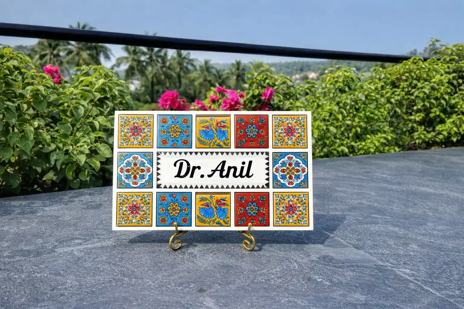 Mosaic Tiles DIY Desk-plate Workshop at Artimize, Vile Parle East