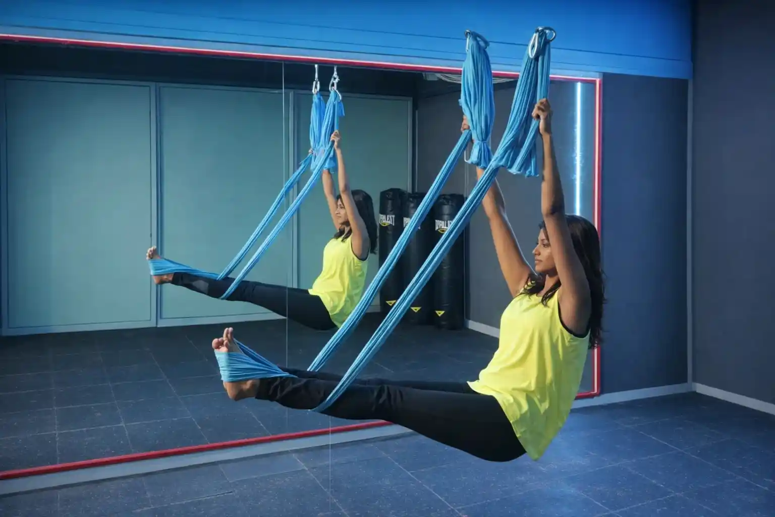 Aerial Yoga Session at Namah-State with Avanti, Vile Parle