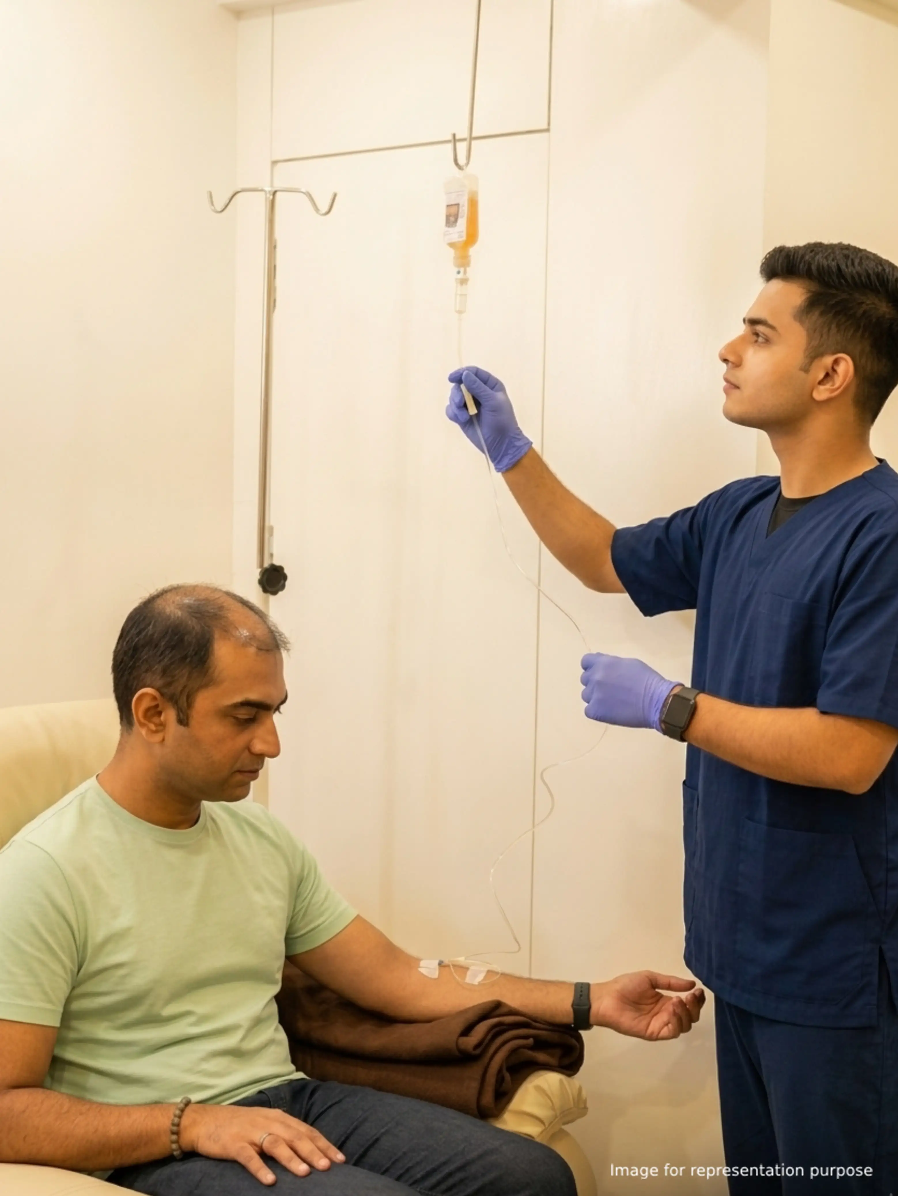 Anti hairfall IV infusion at Elixir Wellness Chembur - Photo 3