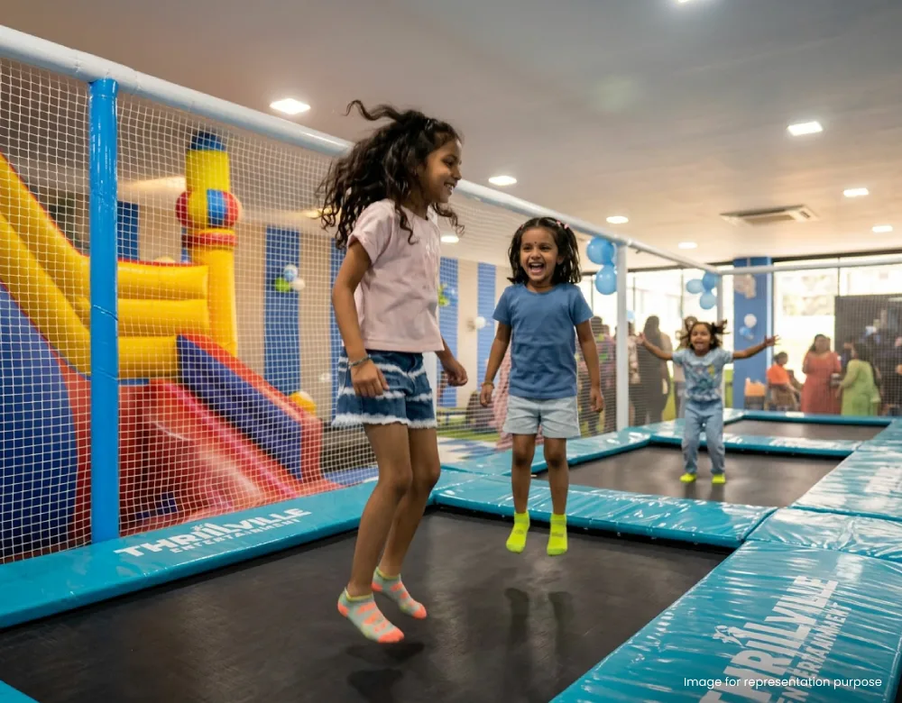 Kids Trampoline And Play Zone