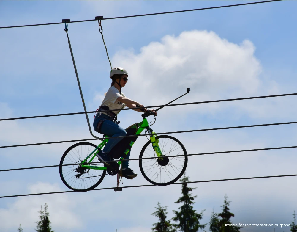 Aerial Cycling Adventure