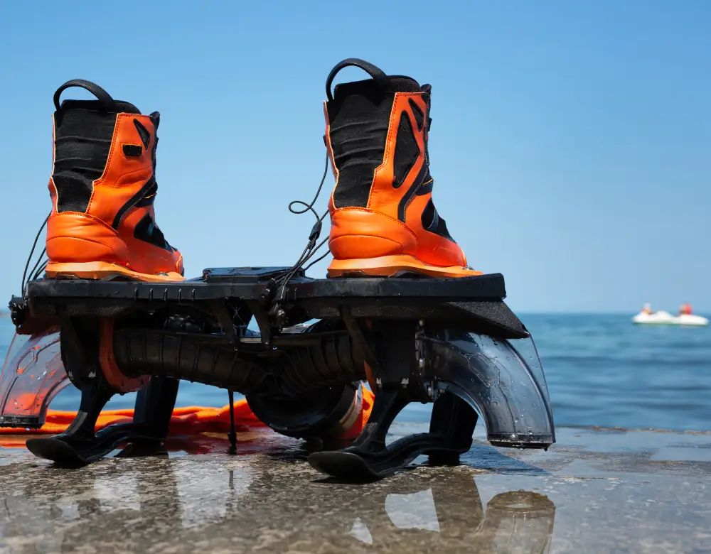 FlyBoard adventure at Entartica Sea World, Alibaug