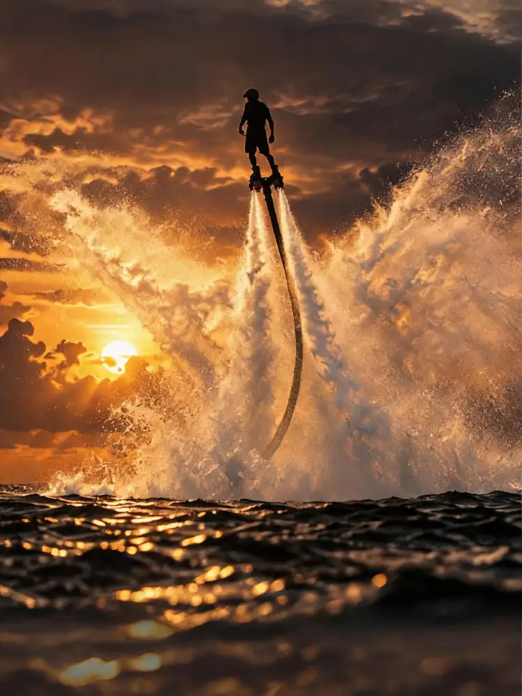 FlyBoard adventure at Entartica Sea World Alibaug - Photo 3