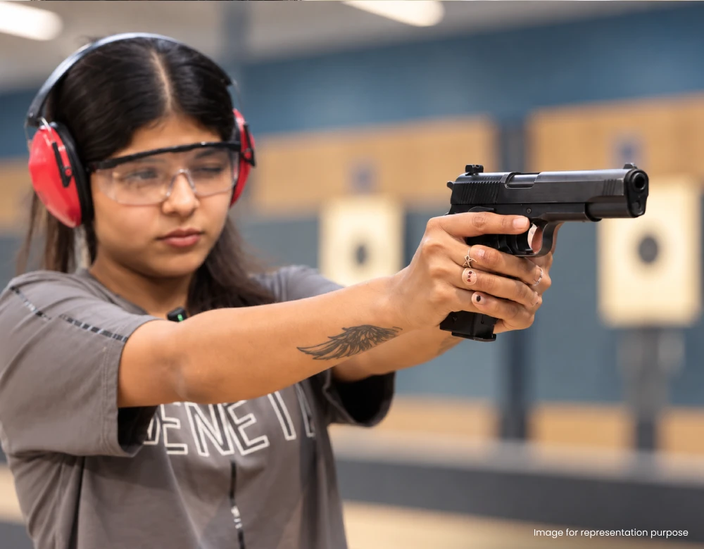 CO2 Air Pistol Target Shooting at AirSoft India Sports Arena, Goregaon