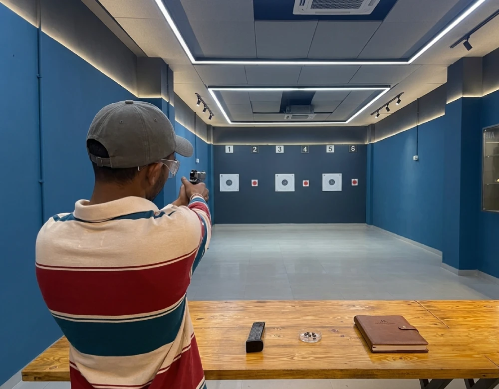 CO2 Air Pistol Target Shooting at AirSoft India Sports Arena, Goregaon