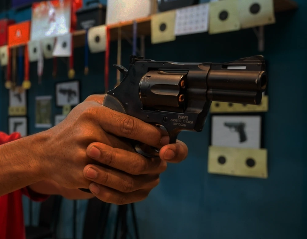 CO2 Air Revolver Shooting at AirSoft India Sports Arena, Goregaon