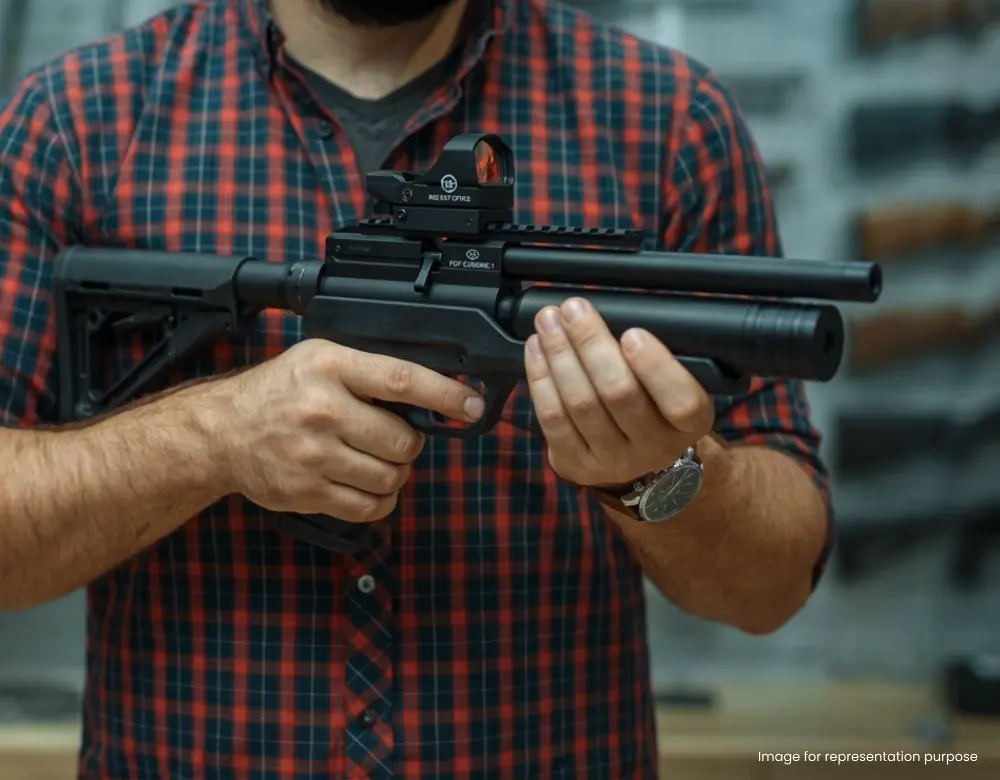 Red Dot Carbine Shooting at AirSoft India Sports Arena, Goregaon