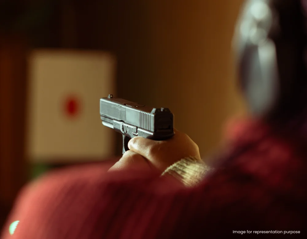 Spring-Powered Air Pistol Shooting at AirSoft India Sports Arena, Goregaon