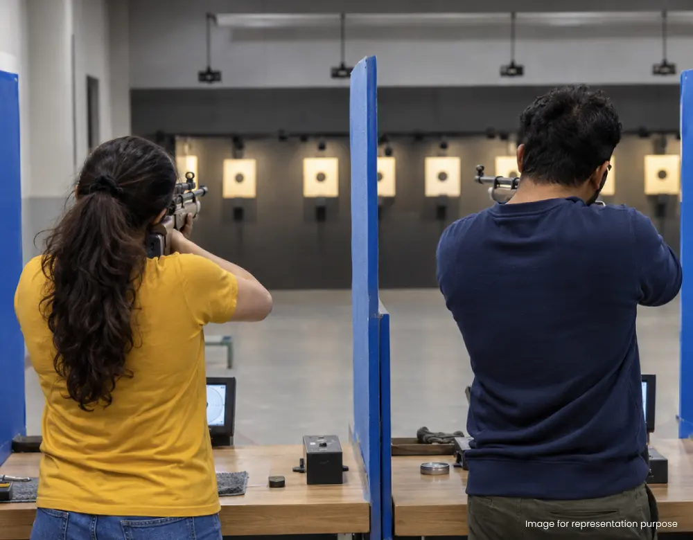 Spring-Powered Air Rifle Shooting at AirSoft India Sports Arena, Goregaon