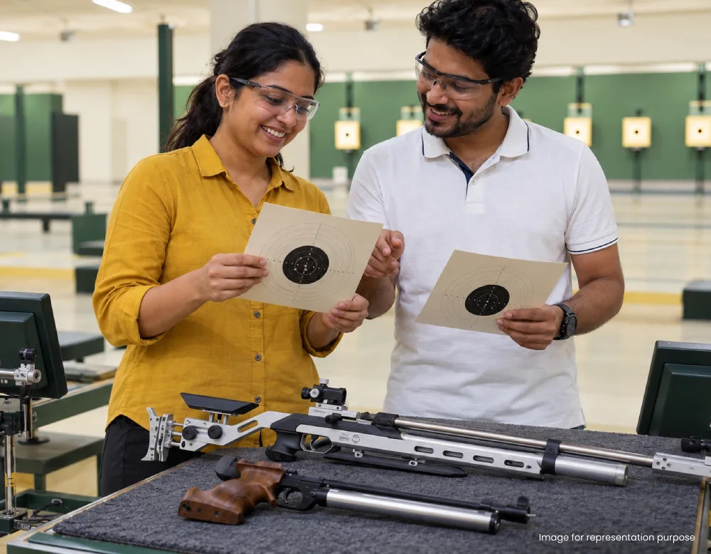 Rifle & Pistol Shooting Combo at Champions Shooting Range, Andheri